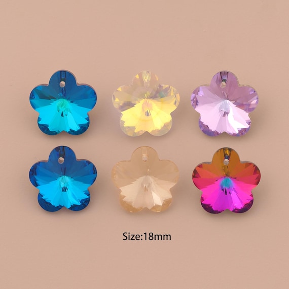 Flower Crystal Pendant,Austrian Crystal,Made in Austria for DIY Jewelry Making Supply