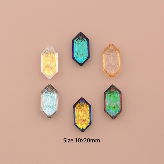 Embossed Crystal Pendant,Austrian Crystal,Made in Austria for DIY Jewelry Making Supply