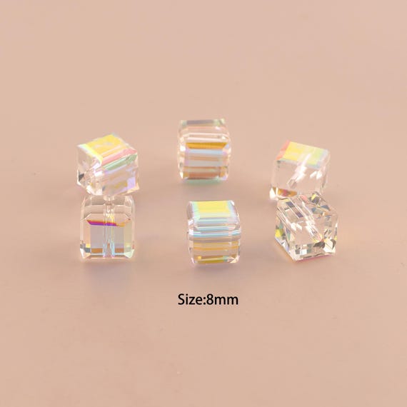 Cube Crystal Beads,Austrian Crystal,Made in Austria for DIY Jewelry Making Supply