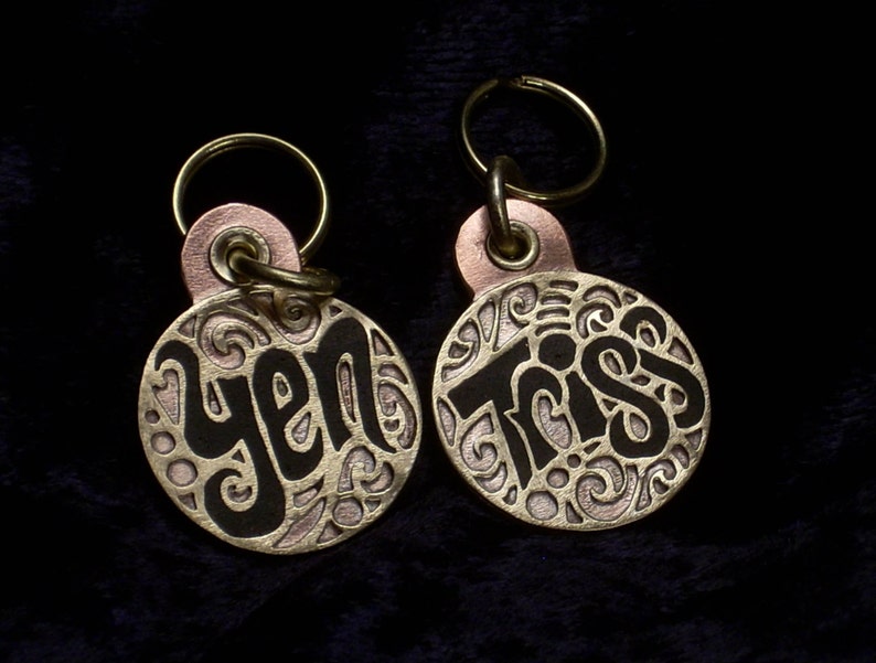 Filigree Style Tag, Small image 2