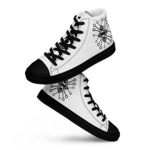 Men’s high top canvas shoes