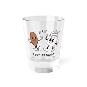 Customizable Shot Glass | Adorable Drinkware for Besties, Fun Party Favors, Gift for Friends, Unique Barware, Cute Decor