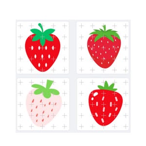 Strawberry Cartoon Clip Art PNG and SVG digital files svg circuit, svg images, svg designs, cut files cricut, png bundle, Digital Download