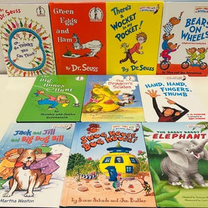 Dr. Seuss - Helle frühe Bücher für beginnende Anfänger - wählen Sie von 10, großes Geschenk, neue Eltern, das klassische Buch der Kinder, Klassenzimmerbücher