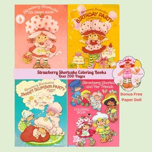 Strawberry Shortcake Free Printable - Etsy