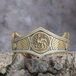 Viserys & Rhaenyra Targaryen Crown 1:1 Real Size 3D Custom