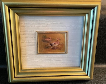 3 pc Chromolithograph 23 kt gold leaf by Gilde Handwerk