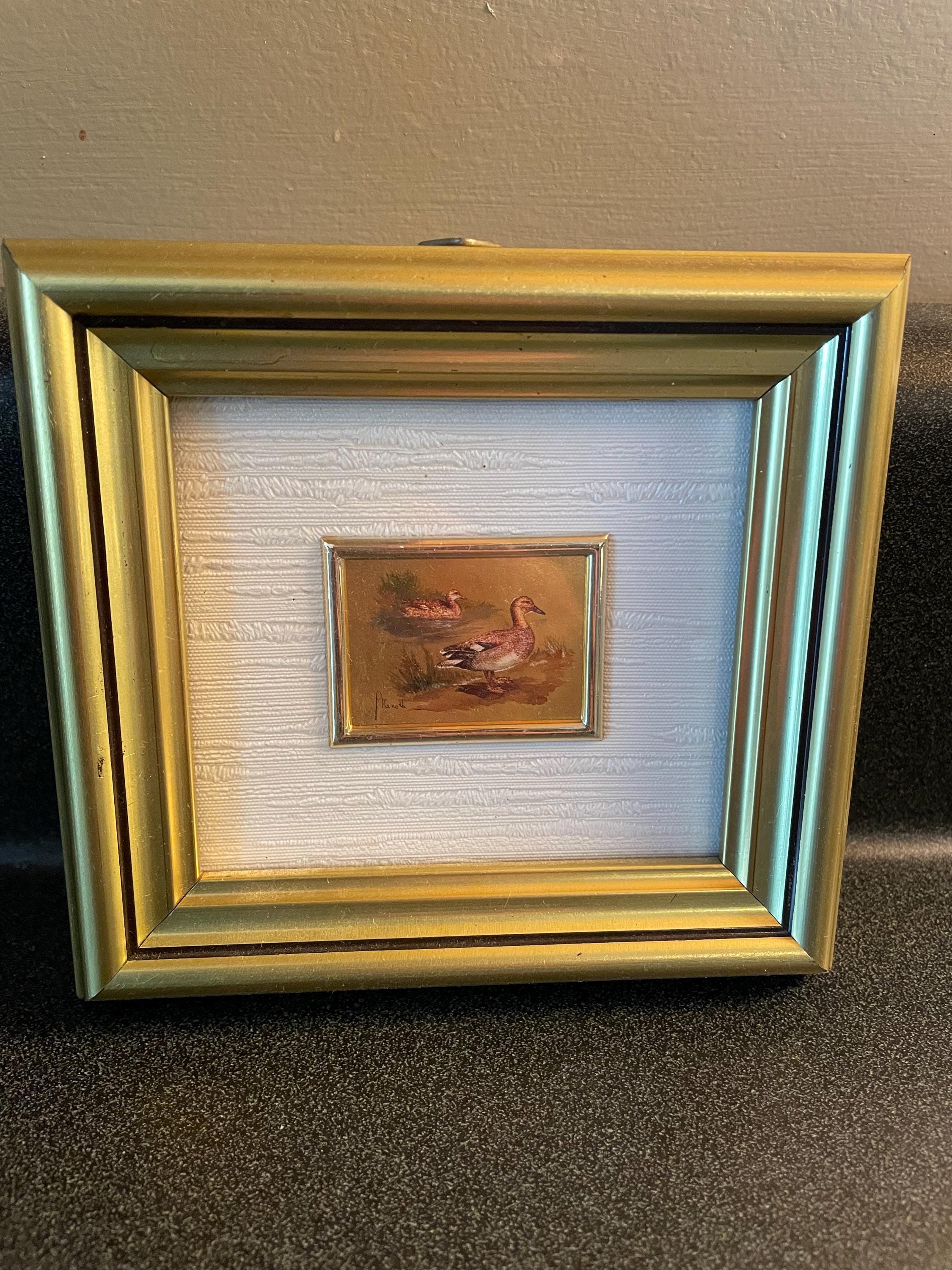 白樺 リトグラフ(ゴールド) 23kt gold leaf art - Etsy 日本