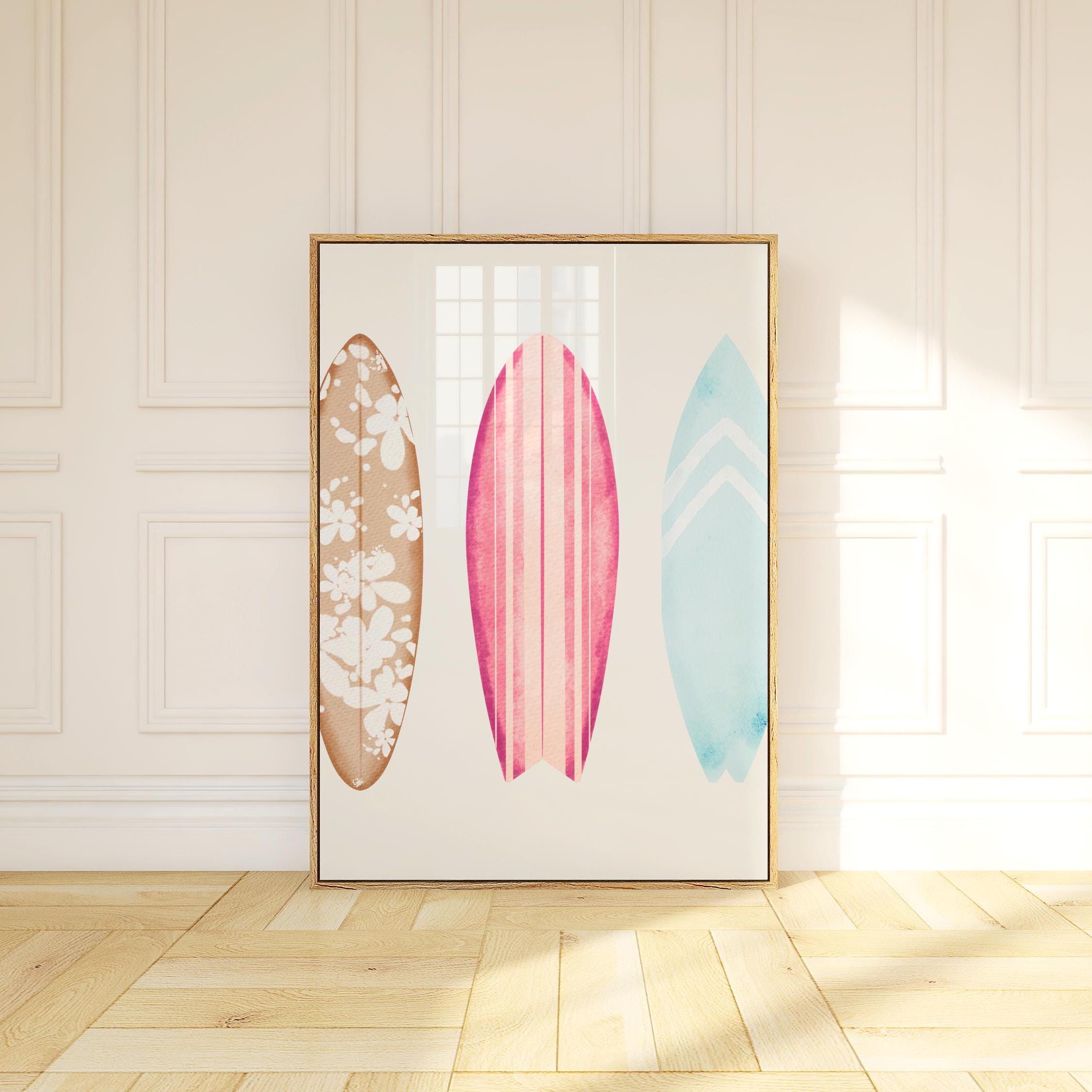 Coastal Cowgirl Decor 3 Piece Wall Art Seashell Beach Wall Art Pink ...