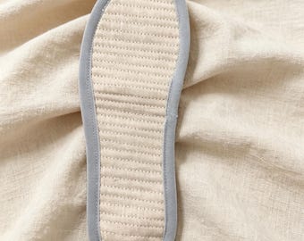 Handmade Burlap Linen Insoles  Inserts Anti-Odor Comfort Foot Pads for Sneakers Boots Loafers All-Day Wear Natural Fabric Footbed Support