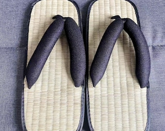 E1843 Japanese Kimono Sandals GETA ZORI Vintage 26cm Fashion Man