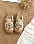 Women's Summer Lazy Slip-On Embroidered Fisherman Shoes, Handmade Straw Woven Linen Beach Slippers, Comfortable Flat Sandals for Daily Wear product logo