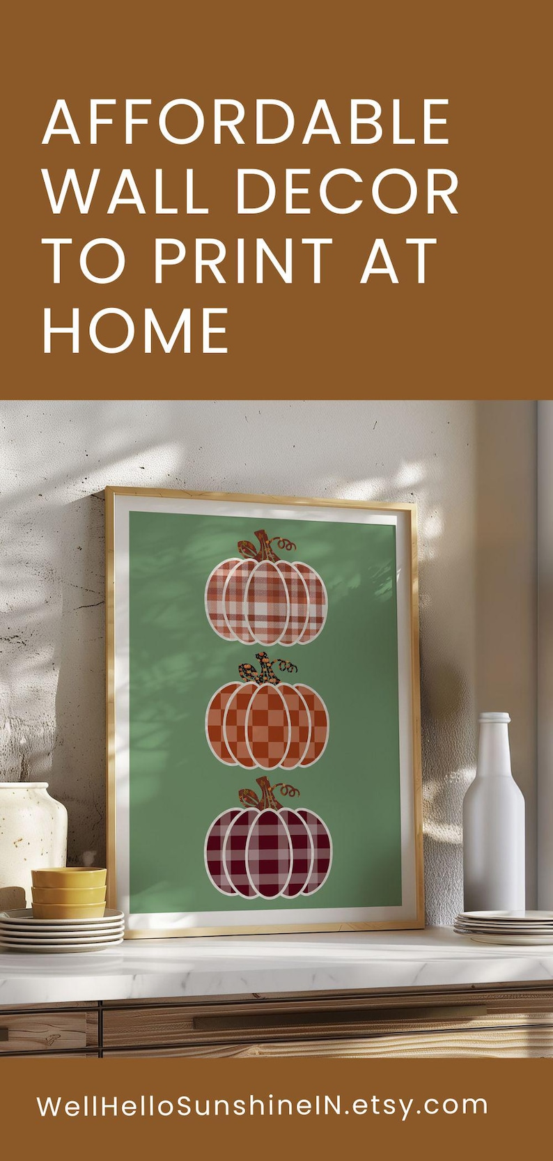 Add a touch of cozy charm to your autumn display with this Cute Fall Decor Gingham Patchwork Pumpkin Print. Featuring soft plaid patterns in warm seasonal tones, this printable Thanksgiving poster is perfect for farmhouse kitchens, entryways, or holiday hosting.