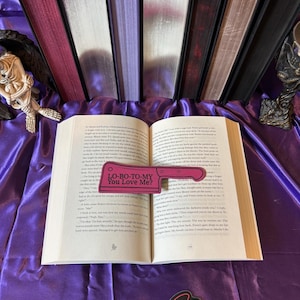 Lo-Bo-To-My, You Love Me? - Cleaver -Butcher and Blackbird Inspired- Leatherette Bookmark - Smutmark - Dark Romance Bookmark