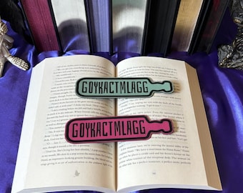 GOYKACTMLAGG - marque-page en similicuir - Smutmark - marque-page de lecteur romantique sombre épicé