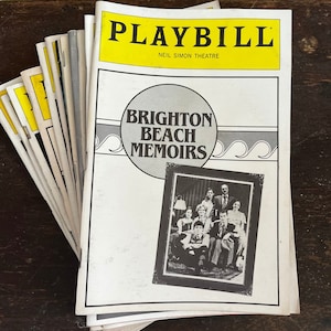 Carteles de Broadway antiguos. Años 80, 90, 2000. Teatro de Nueva York. Cats Biloxi Blues Miss Saigon Los productores perdidos en Yonkers y más