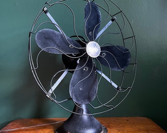 Industrial Chic.  Antique / Vintage Diehl Fan circa 1930s.