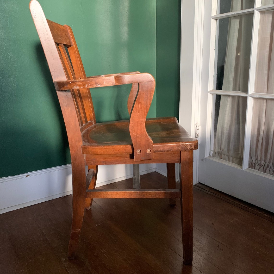 Vintage Murphy Chair Company Wooden Office Bankers Chair | Etsy