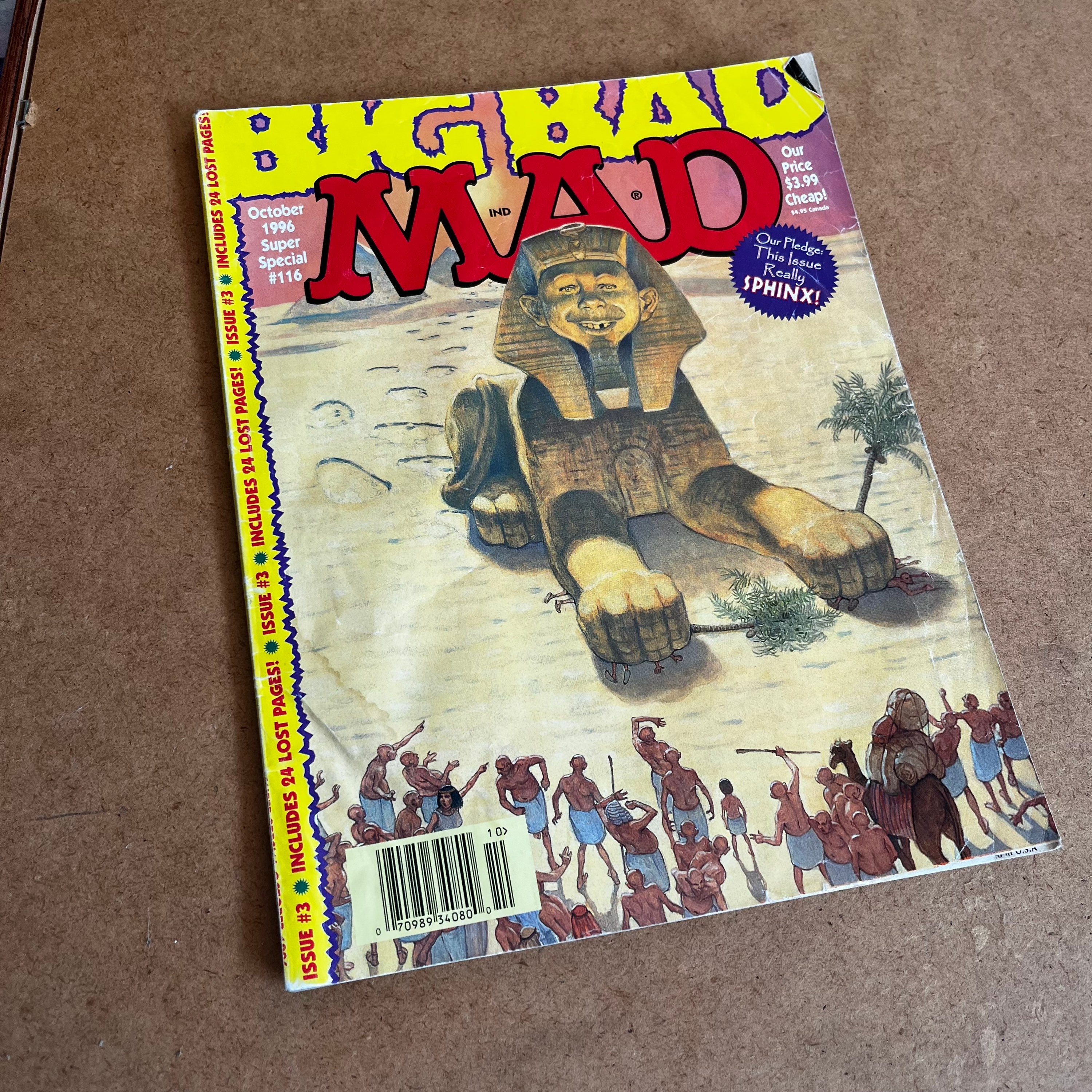 Vintage 1996 Mad Magazine. Alfred E Neuman. Comics. 1990s