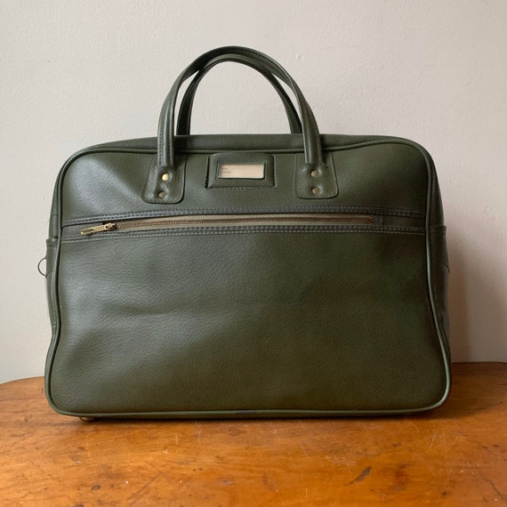 Empire, Vintage 1960s Avocado Green Vinyl Travel