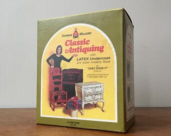 Vintage Sherwin Williams Classic Antiquing Paint Kit