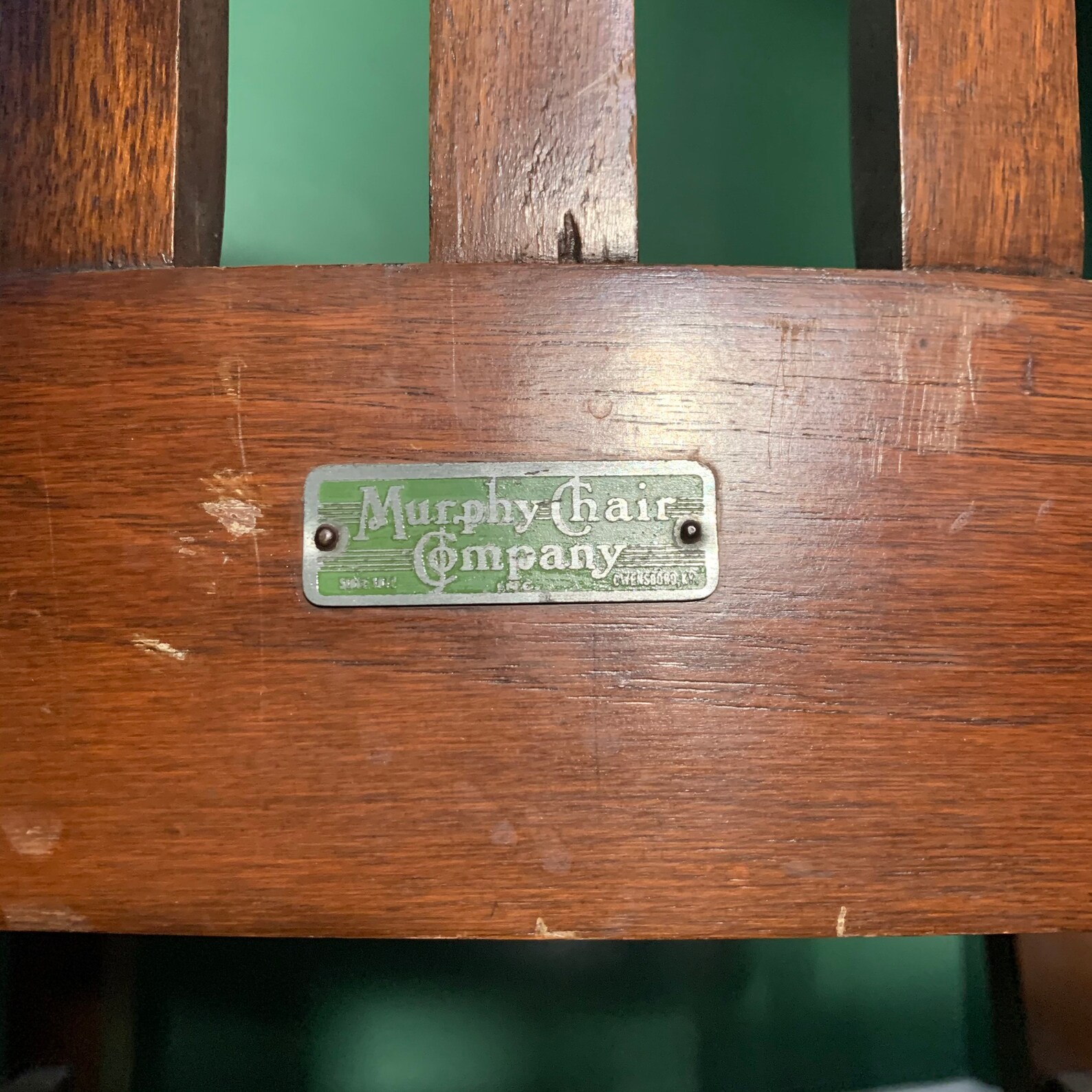 Vintage Murphy Chair Company Wooden Office Bankers Chair Etsy