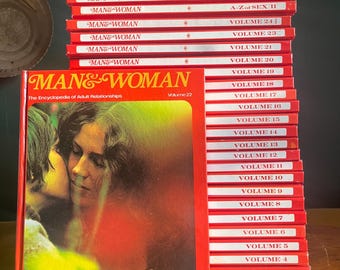 1970 Man & Woman Complete Encyclopedia Set Sex Love Relationships Romance