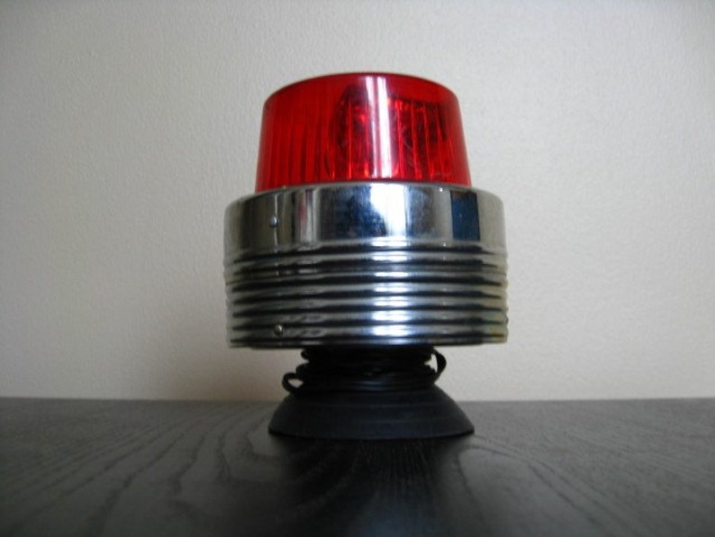 Vintage Police Siren Light With Suction Cup. Etsy