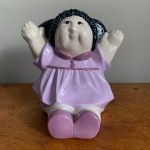 Vintage 1985 Ceramic Cabbage Patch Kid Doll.