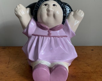 Vintage 1985 Ceramic Cabbage Patch Kid Doll.