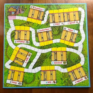 Vintage 1981 Even Elephants Forget Game Board Board Only Game Room Decor Parker Brothers