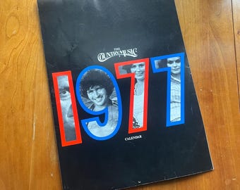 Vintage 1977 Country Music Calendar  TV Movie Prop Dolly Parton