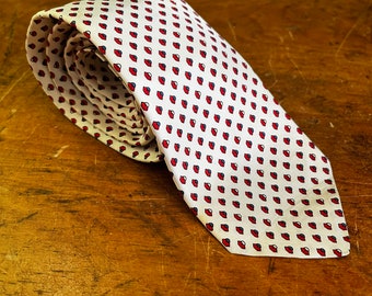 Vintage Christian Dior Cravates White Men’s Necktie