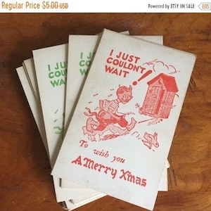 Conjunto de 10 postales navideñas vintage.