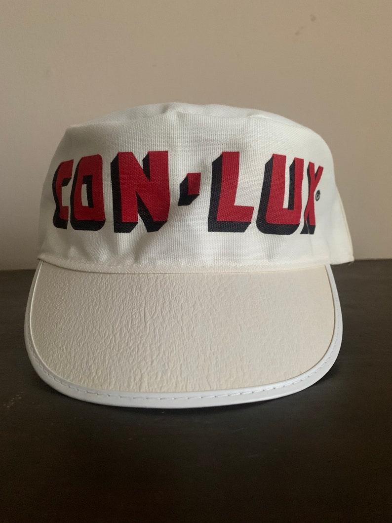 Vintage Con-Lux Painters Cap Conlux Advertisement Edison NJ