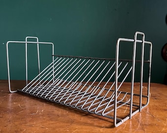 Vintage 1980s 1990s All Metal CD Rack Holder Display