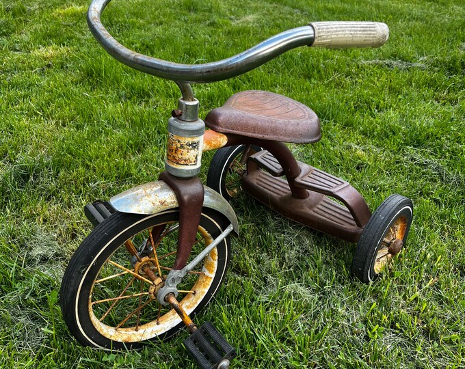 Vintage Metal Tricycle. Vintage Trike. Working. Etsy
