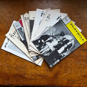 Vintage Theaterzettel für New Jersey. 1950er Jahre New York Theater.