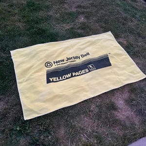 Vintage New Jersey Bell Atlantic Yellow Pages Beach Towel