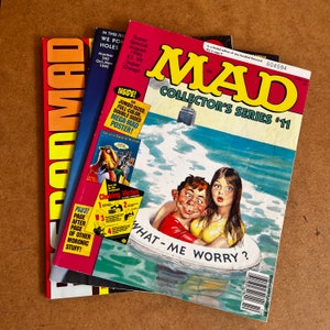 Revista loca vintage de 1995. Alfred E. Neuman. Historietas. Revistas de los noventa.