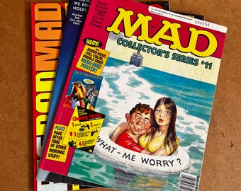 Vintage 1995 Mad Magazine. Alfred E Neuman. Comics. 1990s Magazines.