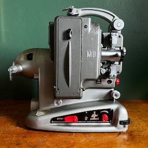 Vintage Swiss Made Bolex Paillard M8 Film Projector 1950s