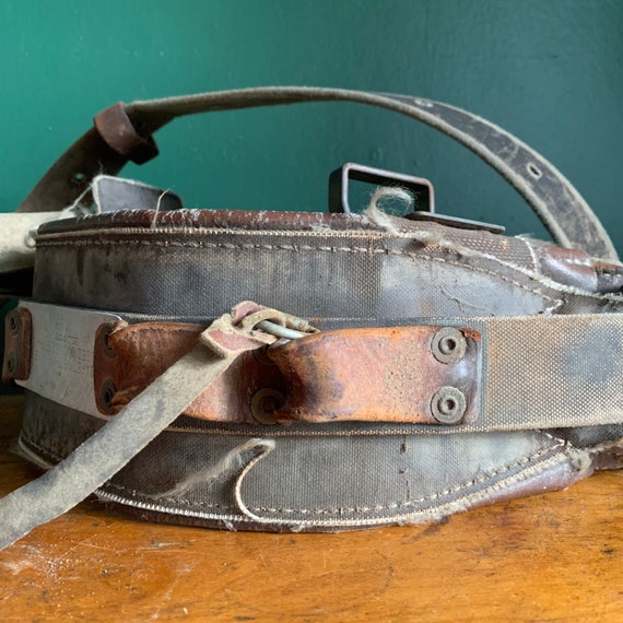 Vintage Bell System Climbing Belt W/ Strap Telephone Utility Pole Leather  Canvas. Industrial Belt. Industrial Decor. -  Canada