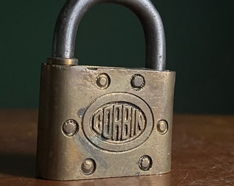 Vintage CORBIN Padlock No Key Antique Lock Antique Padlock