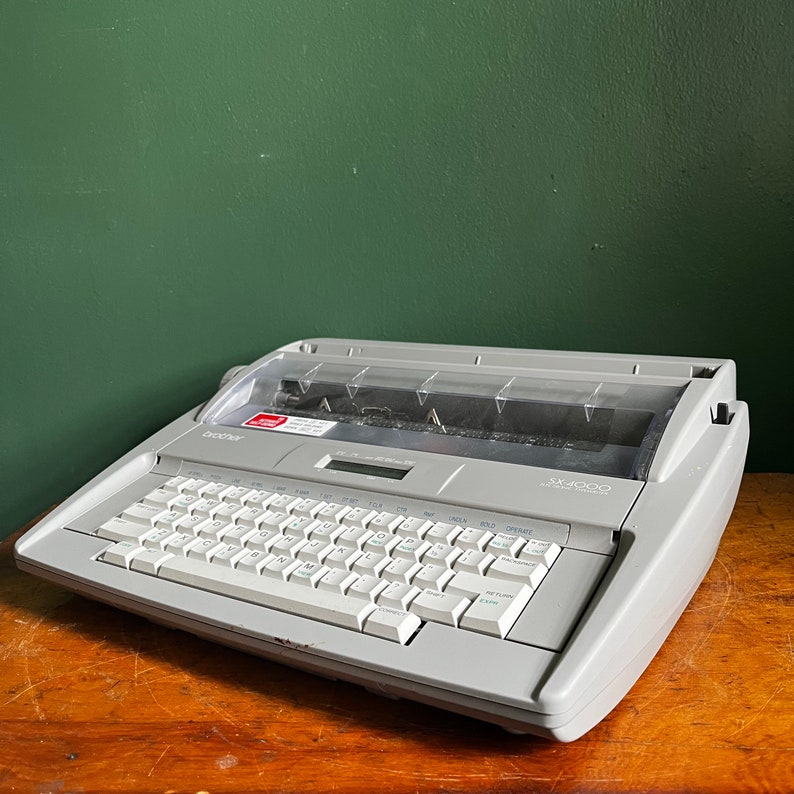 Vintage Early 2000s Brother Electric Typewriter Model SX4000. Etsy