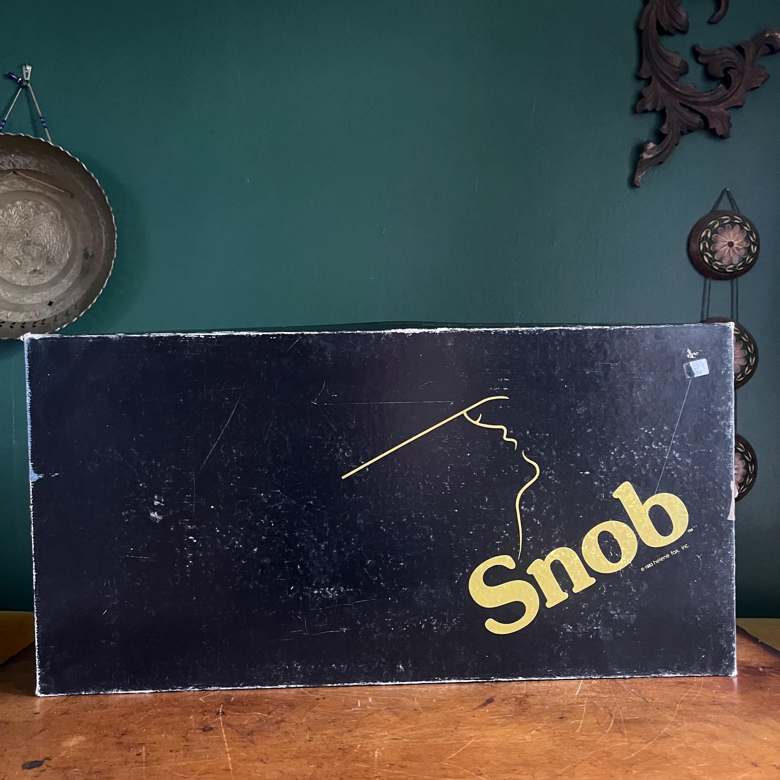 Vintage SNOB Fantasy Shopping Spree Board Game Helene Fox 1983