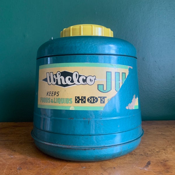 Vintage Whelco Jug. Hot and Cold Liquids. Camping Roadtrip Thermos Cooler Tailgating