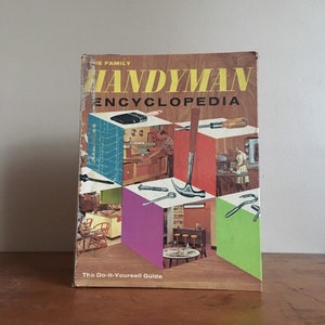 1962 / 1963 The Family Handyman Encyclopedia. 1400+ Pages. Defintive Guide to Early 1960s Home DIY.