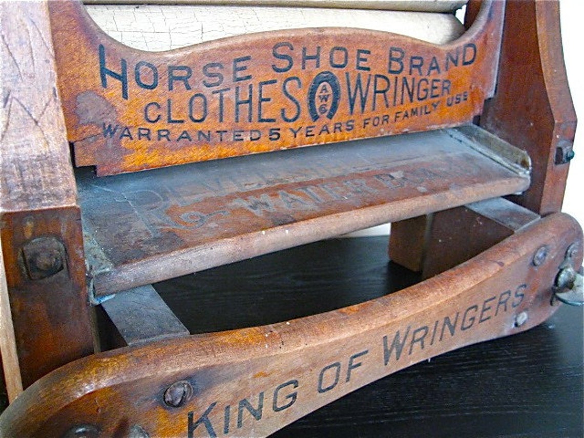 Antique Horse Shoe Brand Clothes Wringer. Made by American Etsy