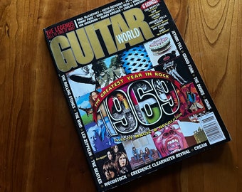 Revista Guitar World vintage de junio de 1999.